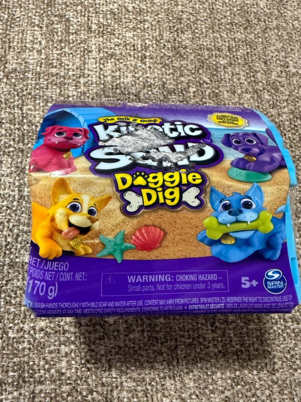 Kinetic Sand Doggie Dig Sensory Playset